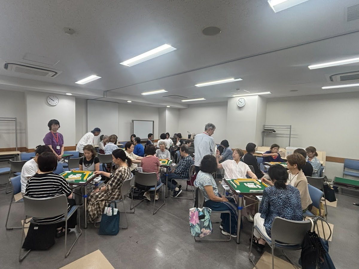 武蔵小杉教室の健康マージャン開催風景 2