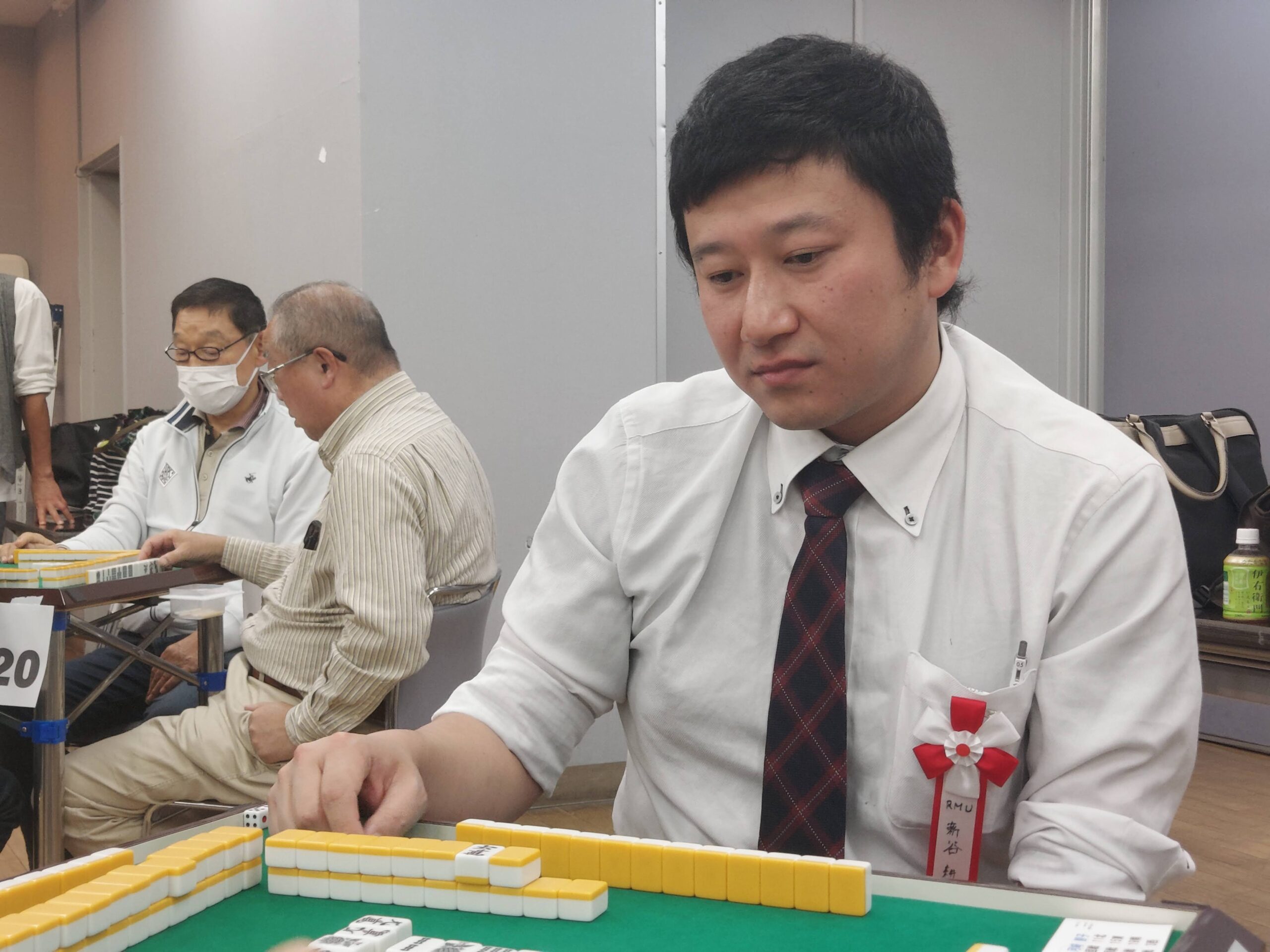 健康マージャン大会の会場全体の様子
