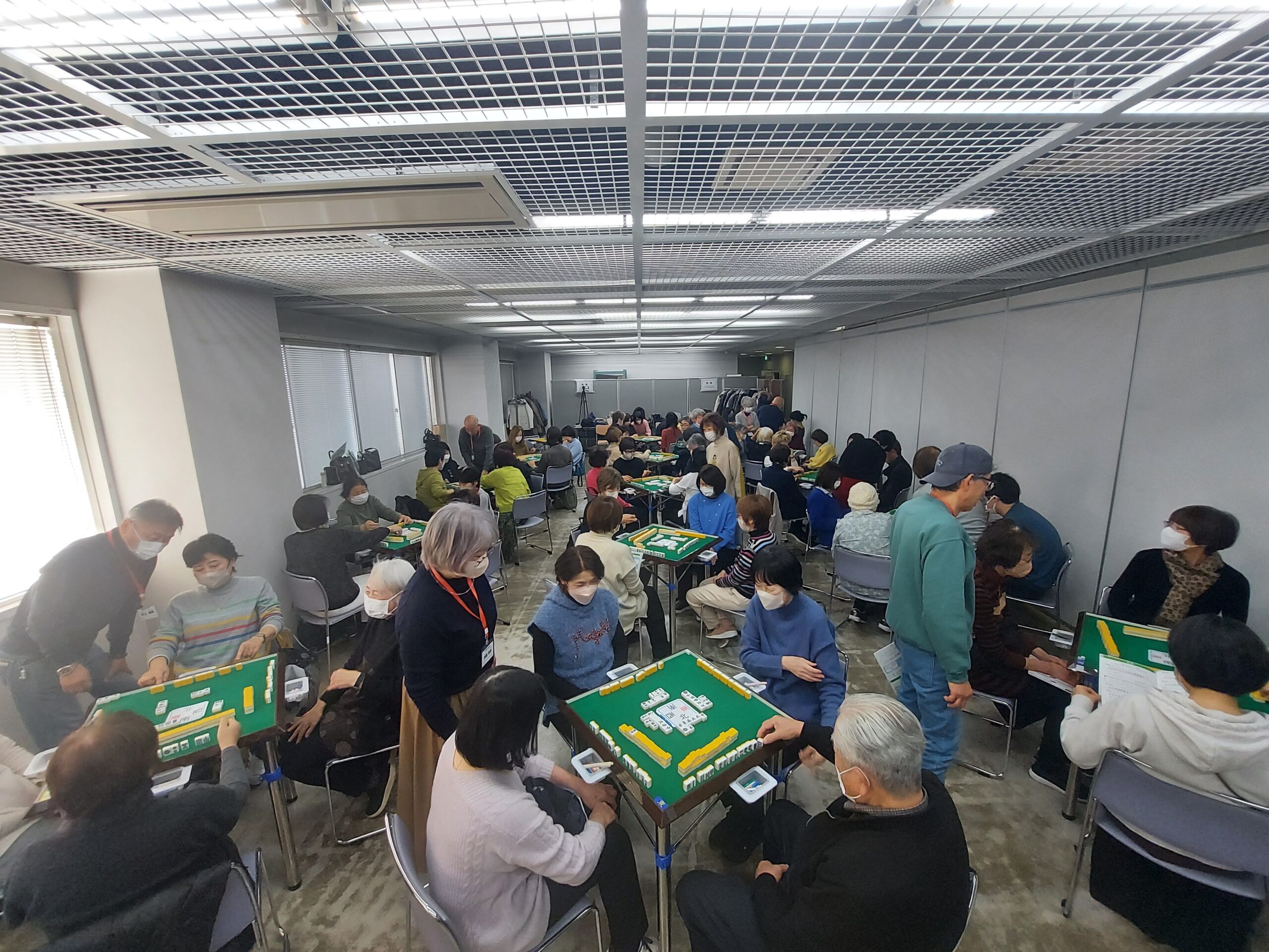 溝の口教室の健康マージャン開催風景 1