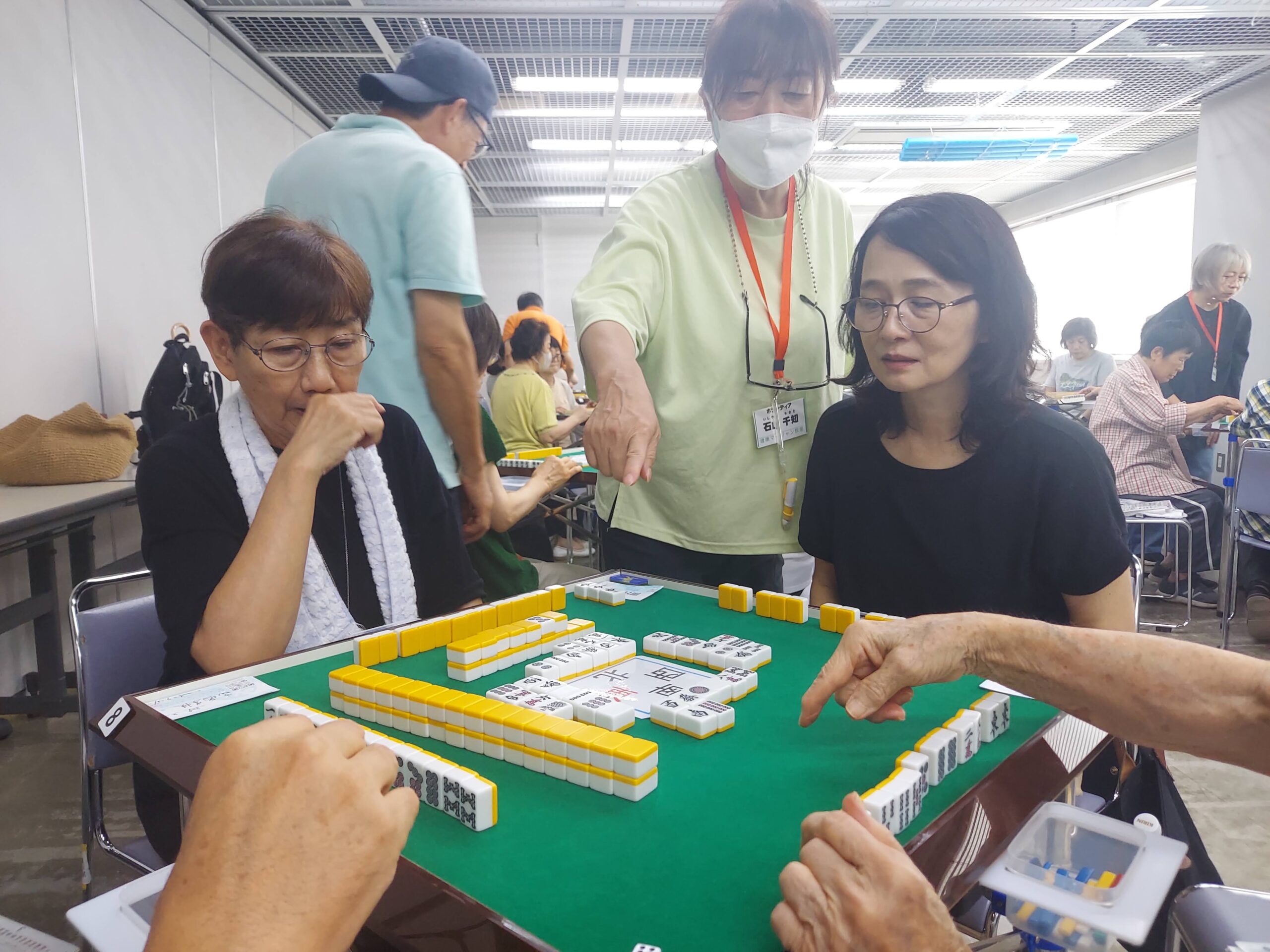 NPO法人JOMの健康マージャン活動風景